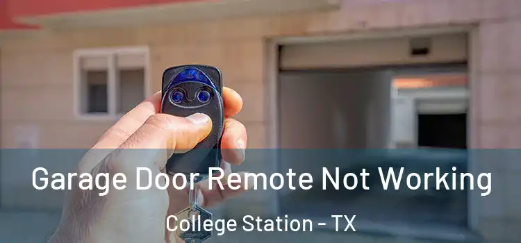  Garage Door Remote Not Working College Station - TX